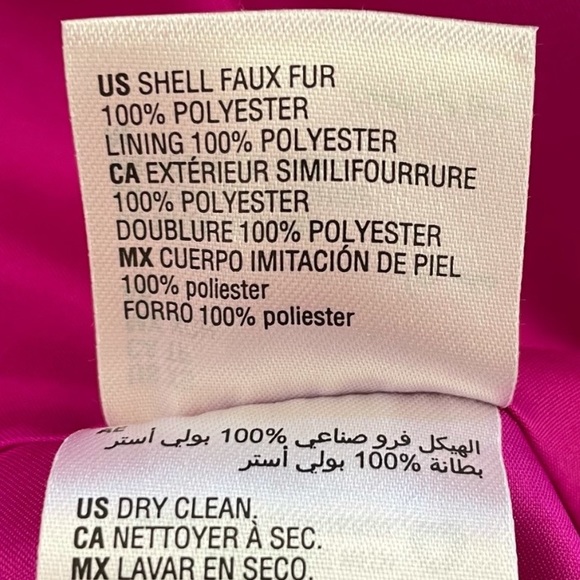 INC International Concepts Faux-Fur Coat in Fuchsia - Picture 12 of 14